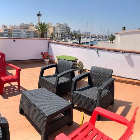 Appartement 80 M2,Port Rhodes D-2 Chambres, Terrasse Panoramique, Vue Sur Le Canal Principal D'Empuriabrava Exteriör bild