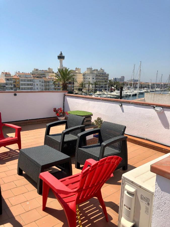 Appartement 80 M2,Port Rhodes D-2 Chambres, Terrasse Panoramique, Vue Sur Le Canal Principal D'Empuriabrava Exteriör bild